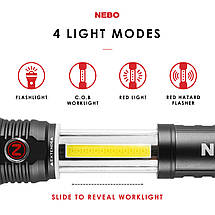 Ліхтар ручний Nebo Slyde+, фото 6