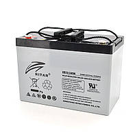 Аккумуляторная батарея AGM RITAR HR12340W, Gray Case, 12V 90.0Ah ( 307 х 169 х 210 (215 ) 29.00kg Q1/48