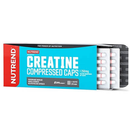 Креатин Nutrend Creatine Compressed Caps 120 Caps, фото 1