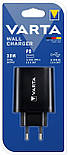 Зарядний пристрій Varta Wall Charger 38W Black (57958101401), фото 3