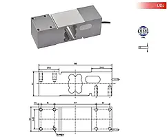 Тензодатчик Keli UDJ 30-1000 кг