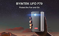 Портативный проектор 4K мини BYINTEK P70 Android 9.0 Wi-Fi 3D-проектор