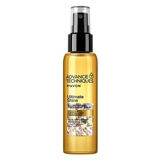 Лосьйон-спрей для надання блиску волоссям "Блискучий ефект" 100 мл Avon Advance Techniques
