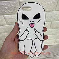 3D объемный силиконовый Чехол Silicon case iPhone 7Plus , iPhone 8Plus Ripndip NLO