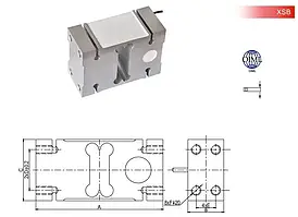 Тензодатчик Keli XSB 750-2000 кг