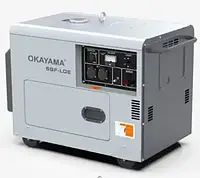 Генератор дизельный 4.8 кВт электростартер Okayama DG-5500ss Медаппаратура