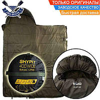 Спальный мешок одеяло с капюшоном 220х100см до-10C спальный мешок Tramp Shypit 400XL R теплый спальник большой
