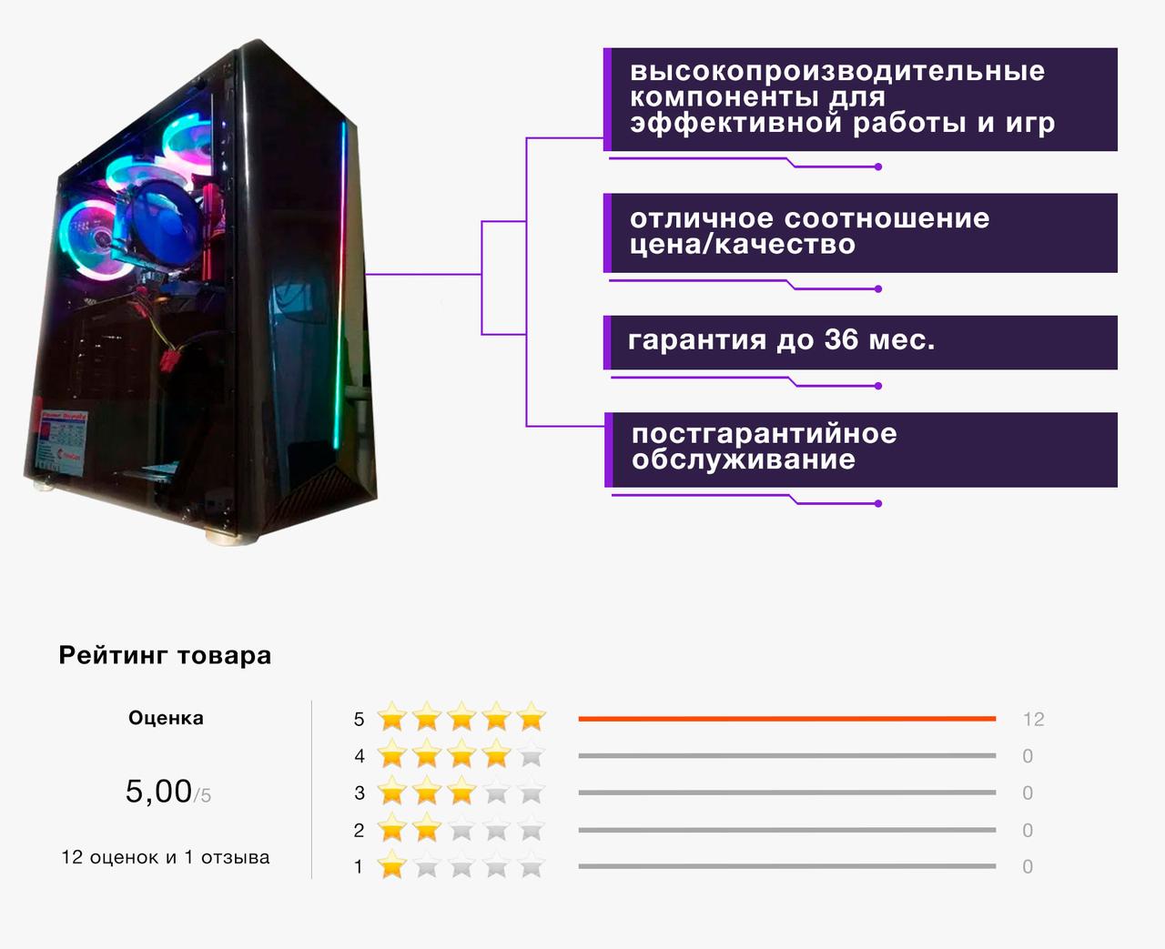 RYZEN 5 3600 4.2GHZ GTX 1060 6GB 16GB DDR4
