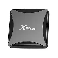 ТВ-приставка Smart TV Box Android X88 mini 4Ядра 2Gb RAM 16Gb ROM Android Черный