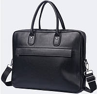 Мужская кожаная сумка портфель для ноутбука Tiding Bag M64A