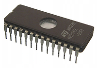 M27C512-20F1, Интегральная микросхема памяти (EPROM 512-Кбит 64K X 8 ST) CDIP-28