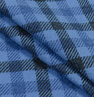 Тканина фланель сорочкова для сорочок сорочок сорочок піжам клітинка синя