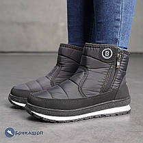 Жіночі дутики чорного кольору, фото 4