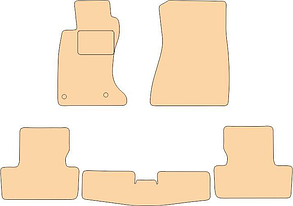 Килимки в салон EVA для Lexus IS 250  AWD 2005-2013/ Лексус ИС