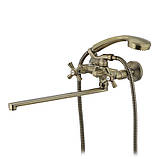 Змішувач для ванни у ретро стилі MIXXUS RETRO BRONZE (Німечина), фото 2