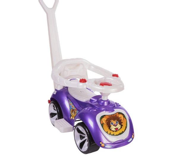 Машина "ЛАПКА" 809 "ORION", фіолетовий, з батьківською ручкою та бампером