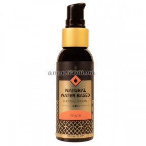 Мастило на водній основі Sensuva Natural Water-Based Peach, 57 мл, з ароматом і смаком персика