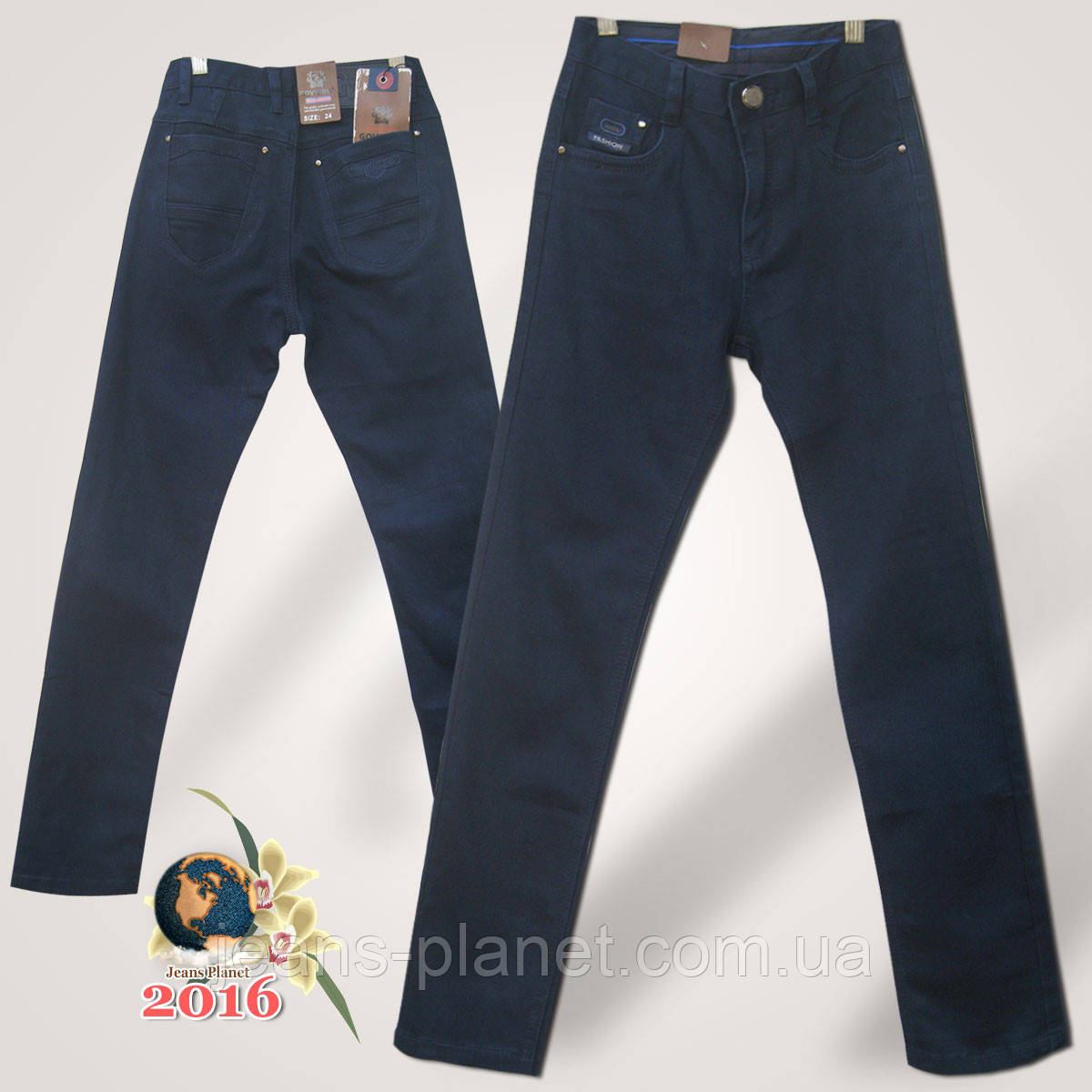 Джинси підліткові на хлопчика синього кольору, фото 1