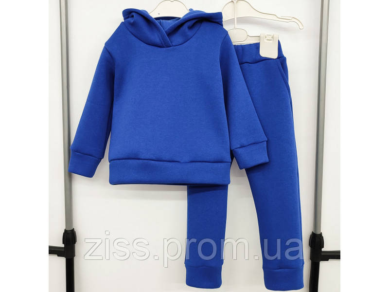 Купить Детский спортивный костюм на флисе для мальчика 86-128см Синий ...