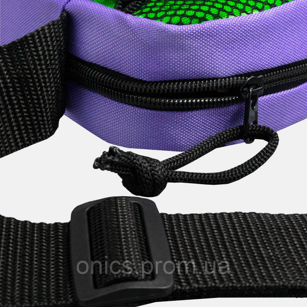 Женская сумка через плече МСR4 зеленая/фиолетовая хорошее качество - фото 5 - id-p1961350398
