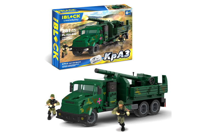 Конструктор КрАЗ САУ Богдана IBLOCK PL-921-442