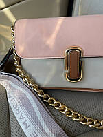 Жіноча сумка Marc Jacobs The J Marc Shoulder Bag рожева DN098 хорошее качество