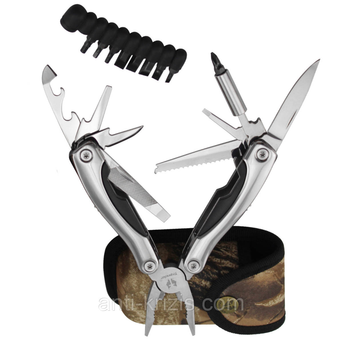 Мультиінструмент (мультитул) Traveler MT609iD-8G+ЧХОЛ!, фото 1