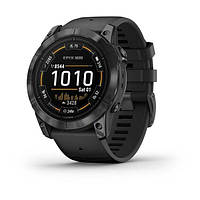 Спортивные часы Garmin Epix Pro Gen 2 Standard Edition (51мм) Slate Gray с силиконовым черным ремешком