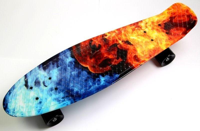 Penny Board Nickel 27" "Fire and Ice"., фото 1