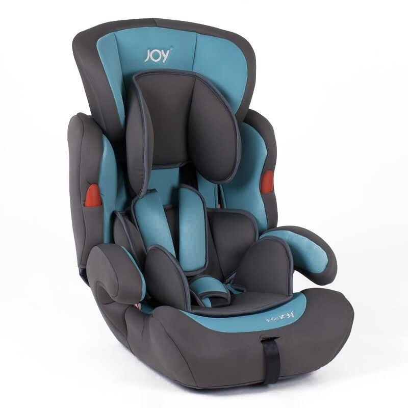 Автокрісло з бустером JOY NB - 4001 сіро-блакитне (від 9 до 36 кг), фото 1