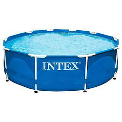 Басейн каркасний Intex 28200 Metal Frame Pool, круглий, 305 х 76 см