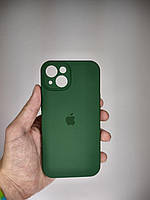 Силикон Original RoundCam Case Apple iPhone 13 (Forest Green)