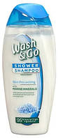 Шампунь-гель для душа Wash&Go 2в1 Skin Protection свежесть и бодрость с водными минералами 250 ml