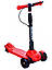 Дитячий триколісний самокат Maraton Hunter, колеса світяться, Червоний, фото 2