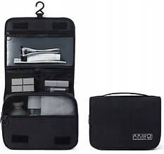Дорожня косметичка Ecarla чорна