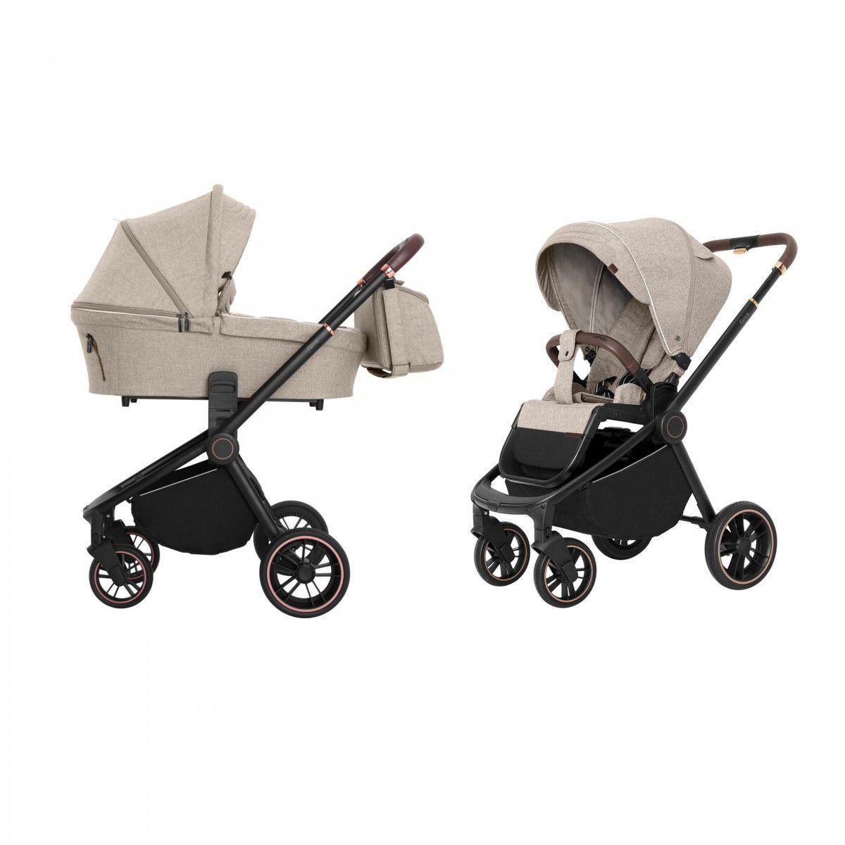 Коляска універсальна CARRELLO Epica CRL-8510/1 (2in1) Almond Beige +дощовик /1/