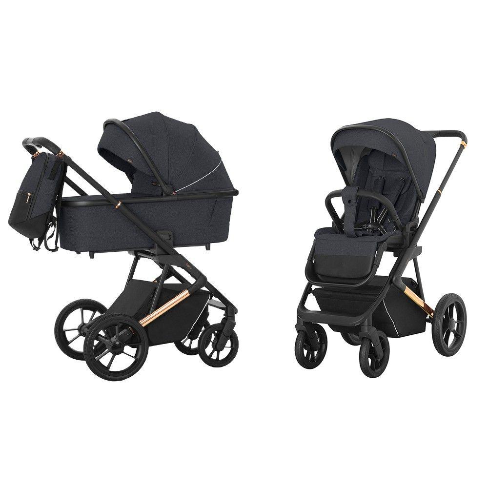 Коляска універсальна CARRELLO Sigma CRL-6509 (2in1) Midnight Grey /1/, фото 1