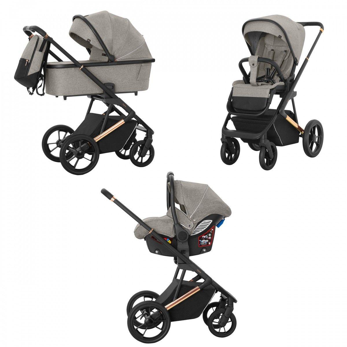Коляска універсальна CARRELLO Sigma CRL-6510 (3in1) Sable Grey /1/, фото 1