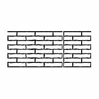 Набір трафаретів 3 мм багаторазовий для штукатурки Стара цегла 722х472 мм tdsn-11.1