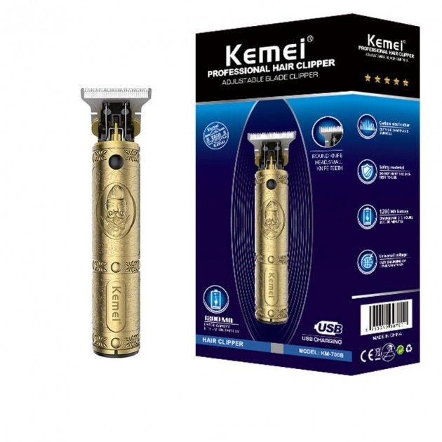 Машинка для стрижки триммер волосся і бороди Kemei KM-700B