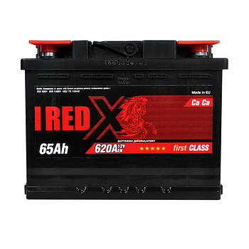 Автомобільний акумулятор RED X (L2) 65Ah 620A R+