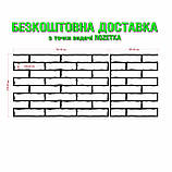 Набір трафаретів 3 мм багаторазовий для штукатурки Стара цегла 722х472 мм tdsn-11.1DR, фото 2