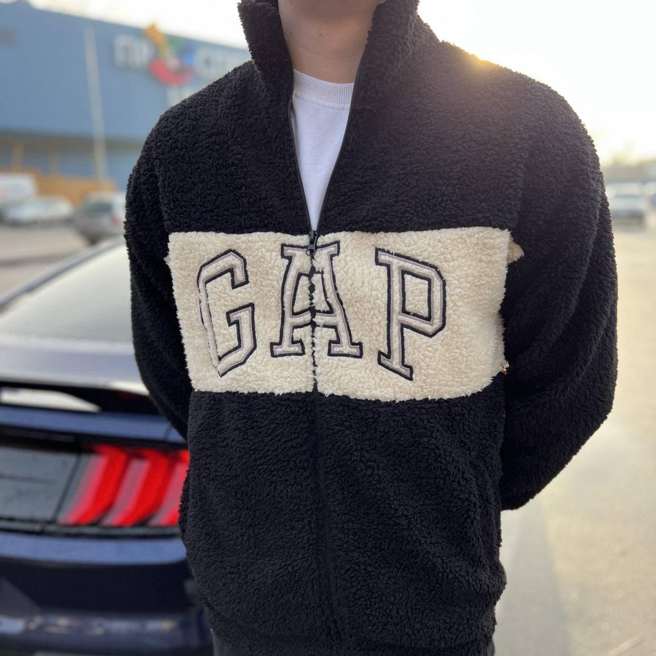 Мужская кофта GAP на молнии | Черная мужская кофта Геп (ID#1961383069 ...