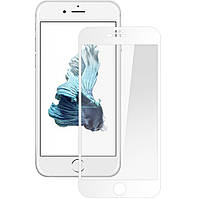 Защитное стекло 5D для Apple iPhone 6 / 6s Whit, стекло защитное 5Д на айфон 6 / 6С белое