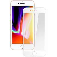 Защитное стекло 5d для apple iphone 7 8 white, стекло защитное 5Д на айфон 7 8 белое