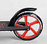 Самокат двоколісний Best Scooter 15250 SHARK чорно-червоний, з ручним гальмом, фото 6