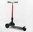 Самокат триколісний Best Scooter G-43304 MAXI, чорно-червоний, складана конструкція, передні колеса 135 мм, задні 80 мм, колеса,, фото 5