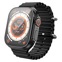 Смарт-годинник Hoco Y12 Ultra Smart Watch (Call version) Black