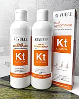 Восстановительный бальзам-ополаскиватель для блеска и сияния волос Revuele Keratin+, 200 мл