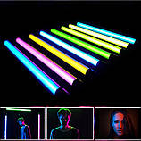 Лампа RGB різнокольорова меч Led Stick палиця РДБ для фото і відео Стік жезл для Селфі і блогерів з пультом, фото 9